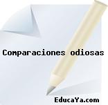 Comparaciones odiosas