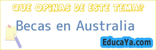 Becas en Australia