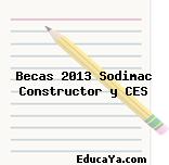 Becas 2013 Sodimac Constructor y CES