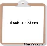 Blank T Shirts