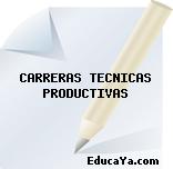 CARRERAS TECNICAS PRODUCTIVAS