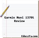 Garmin Nuvi 1370t Review