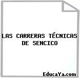 LAS CARRERAS TÉCNICAS DE SENCICO