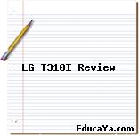 LG T310I Review