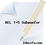 REL T-5 Subwoofer