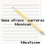 Sena ofrece  carreras técnicas