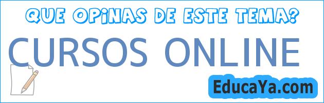 CURSOS ONLINE