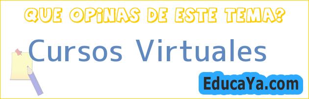 Cursos Virtuales