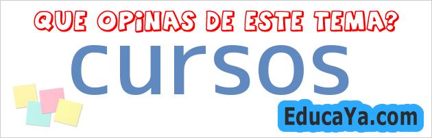 cursos