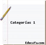 Categorías 1