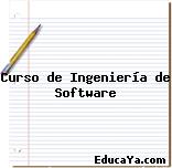 Curso de Ingeniería de Software