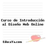 Curso de Introducción al Diseño Web Online