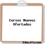 Cursos Nuevos Ofertados