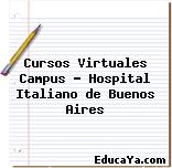 Cursos Virtuales Campus – Hospital Italiano de Buenos Aires