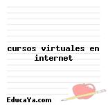 cursos virtuales en internet