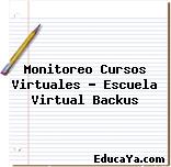 Monitoreo Cursos Virtuales – Escuela Virtual Backus