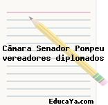 Câmara Senador Pompeu vereadores diplomados