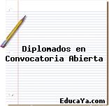 Diplomados en Convocatoria Abierta