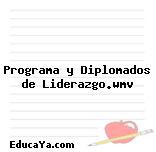 Programa y Diplomados de Liderazgo.wmv