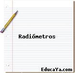 Radiómetros