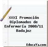 XXXI Promoción Diplomados de Enfermería 2008/11 Badajoz