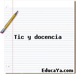 Tic y docencia