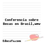 Conferencia sobre Becas en Brasil.wmv