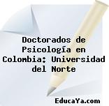 Doctorados de Psicología en Colombia: Universidad del Norte