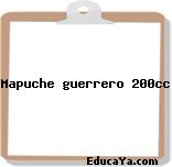 Mapuche guerrero 200cc