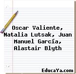 Oscar Valiente, Natalia Lutsak, Juan Manuel García, Alastair Blyth