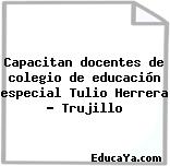 Capacitan docentes de colegio de educación especial Tulio Herrera – Trujillo