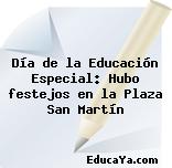 Día de la Educación Especial: Hubo festejos en la Plaza San Martín