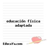 educación física adaptada