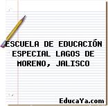 ESCUELA DE EDUCACIÓN ESPECIAL LAGOS DE MORENO, JALISCO