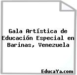 Gala Artística de Educación Especial en Barinas, Venezuela