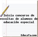 Inicia concurso de escoltas de alumnos de educación especial