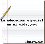 La educacion especial en mi vida..wmv