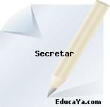 Secretar