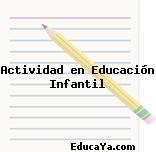 Actividad en Educación Infantil