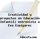 Creatividad y proyectos en Educación Infantil: entrevista a Eva Espigares