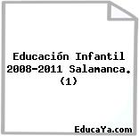 Educación Infantil 2008-2011 Salamanca. (1)