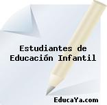 Estudiantes de Educación Infantil