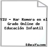 VIU – Mar Romera en el Grado Online de Educación Infantil