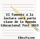 El fomento a la lectura será parte clave de la Agenda Educacional Post 2015