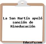 La San Martín apeló sanción de Mineducación