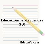 Educación a distancia 2.0