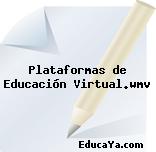 Plataformas de Educación Virtual.wmv