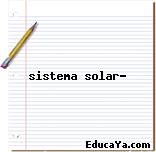 sistema solar?