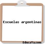 Escuelas argentinas