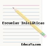 Escuelas Iniciáticas